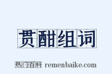 贯酣组词是什么意思的图片